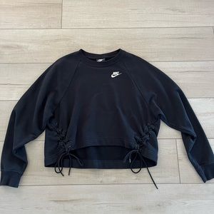 Womens Nike Tie Cropped Sweatshirt